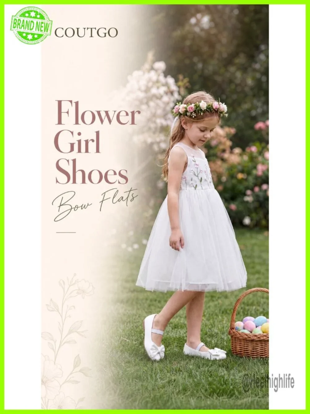 Girls Satin Square Toe Ballet Flats with Bow Mary Jane Shoes